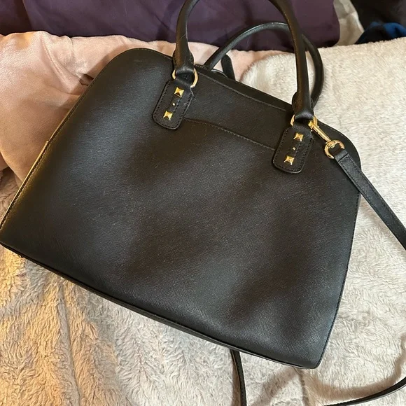 Michael Kors Black Studded Handbag - Picture 4 of 5